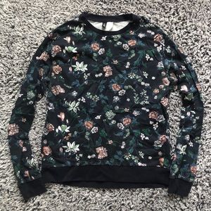 H&M Floral Patterned Long Sleeve Shirt